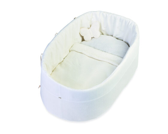 Stoffenmandje Zacht wit - 605